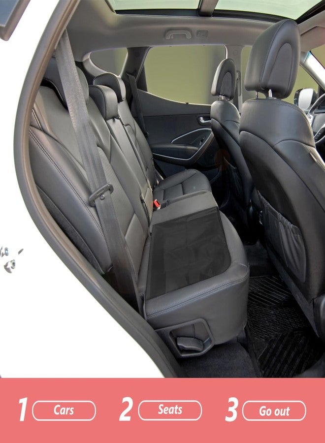 GRIRIW Waterproof Bench Car Seat Cover Rear Seat Protector Full Coverage Oxford Cloth Easy Installation Durable Back Cover for Car Interior - Image 3
